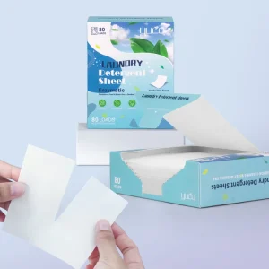 Factory Price Solid Enzyme Laundry Strips Scent Long Lasting Detergent Sheets Eco Friendly Plastic Free Laundry Detergent Sheets