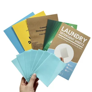Factory Price Washing Clothes Sheet Eco Friendly Biodegradable Laundry Detergent Sheet