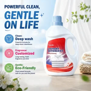 Factory Private Label High Performance Eco Friendly Laundry Detergent Cloth Washing Liquid Detergent Soap