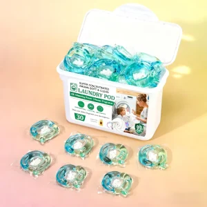 Factory Supply 3 in 1 Natural Fragrance Laundry Detergent Pods Disposable Gel for Apparel Use Beads Soap