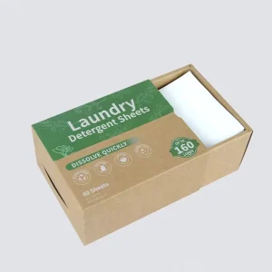 Factory Supply Quickly Dissolve Eco Friendly Biodegradable Hand Wash Laundry Detergent Sheets Tablets Oil Stain Remover Low Foam