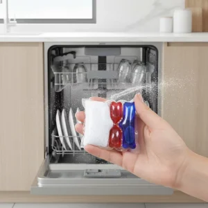 Family Supply Eco Friendly 3D Multi chambers Detergent Liquid Bead 5 in 1 Dish Washing Detergent Pods