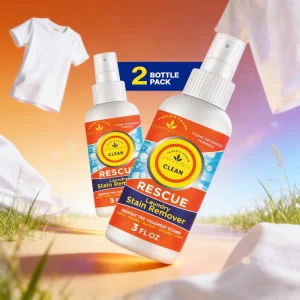 Fast Acting Emergency Stain Remover Spray to Rescue Clothes and Carpets From Oil Grease and Blood Stains Powerful Laundry