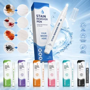 Fast Acting Fabric Stain Remover Pen For Clothes Portable Laundry Cleaner For Coffee Oil Sauce Daily Clothing Care