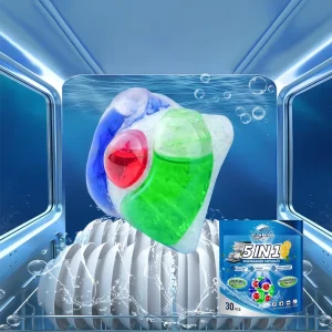 Fast Stain Remover Gel Dishwasher Pods Instant Action Coffee Tea Fast Dissolving Biodegradable No Residue Quick Dry