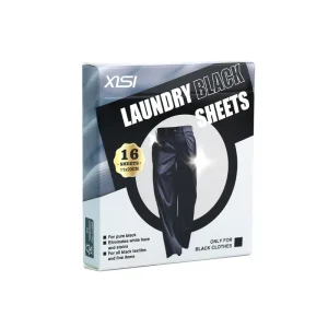 Finice Eco Friendly Disposable Apparel Laundry Black Sheet Super Concentrated Lightweight Unscented Detergent