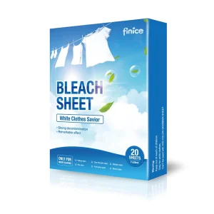 Finice Laundry Whitening Detergent Fabric Bleach Sheets