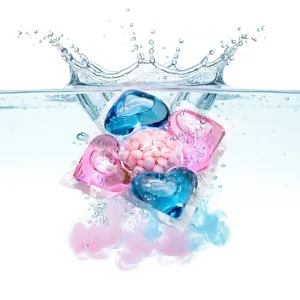Five in one Disposable Eco Friendly Anti Bacterial Deep Clean Laundry Detergent Pods with Aromatherapy Formula Enhancer