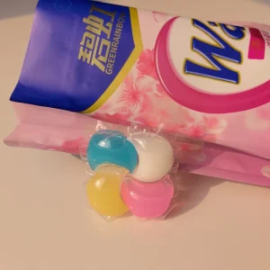 Floral Perfume Disposable Eco Friendly Laundry Beads & Pods Free From Phosphorus Fluorescent Whitening Agents Detergent Capsule