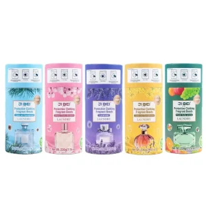 Fragrance bead manufacturer direct sales large capacity paper box long lasting fabric softener laundry fragrance enhancer