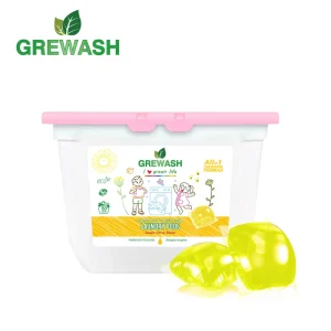Free Design Tag 8-10g Washing Pods 3 in 1 ECO Non-toxic Concentrated Laundry Capsules for Baby Garden Fragrance Detergent Pods