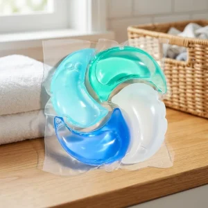 Free Sample 12g 4 in 1 Laundry Detergent Pods Long Lasting Perfume Scent Low Allergenic Formula Fast Shipping OEM ODM