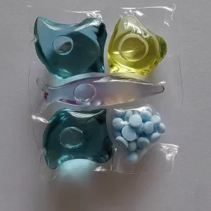 Free Sample 5 in 1 Laundry Pods Laundry Capsule Fresh Scent Quick Dissolvin Deep Cleansing Gentle on Clothes
