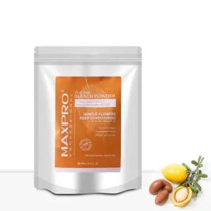 Free Sample Best Professional MAXIPRO Chemical Bleach for Hair Color Dye Lightener Permanent 500ml Hair Bleaching Powder