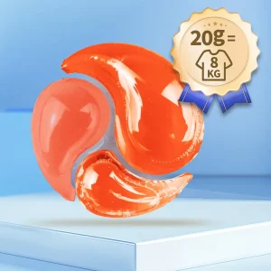 Free Sample Disposable Eco Friendly 20g Laundry Detergent Pods for Delicate Fabrics Silk Wool & Cashmere Hand Wash Care