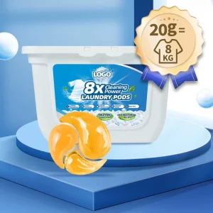 Free Sample Disposable Eco Friendly Quick Dry Fabric Breathable Drying Laundry Detergent Pods for Athletic Wear