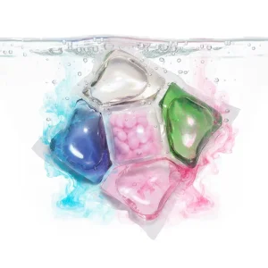 Free Sample Disposable Laundry Capsule Pods Detergent Pod 5 in 1 Floral Perfume Concentrated Stain Removal Capsules for Washing