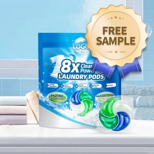 Free Samples 25g Large Weight 72 Hour Long Lasting Fragrance Super Strong Cleaning Industrial Strength Degreaser Laundry Pods