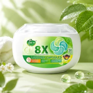 Free samples4 in 1 50 Pcs Laundry Detergent Pods Powerful Clean Laundry Detergent Pods Month Long Freshness Powerful Effective