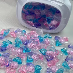 Gel Washing Capsules Eco Friendly 5-in-1 Ultra Concentrated Detergent Pods Persistent