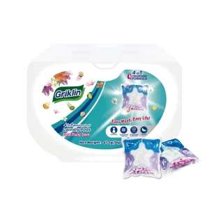 Griklin Custom All in 1 Laundry Detergent Pods with Scent Boosters Washing Machine Powerful Decontamination Fragrance