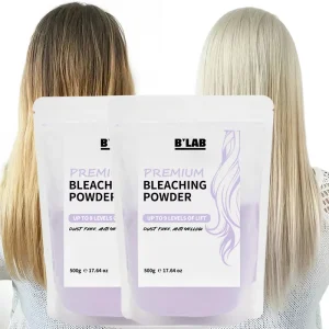Hair Care Low Ammonia Free Natural Bleach for Hair Color Dye Lightener Blue Whitening for Hair Bleaching Powder