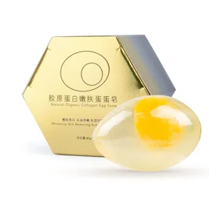 Handmade Vegan Egg Soap Organic Customized Whitening Collagen Herbal Solid Bar