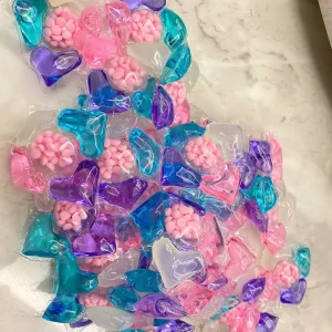 Heavy Duty Hypoallergenic Disposable Natural Fruity Floral Scent Laundry Detergent Pods 50% 80% Active Ingredients Apparel Gel