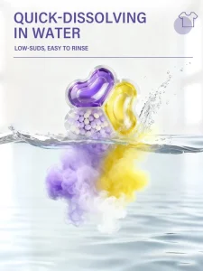 High Efficiency Clean Laundry Perfume Detergent Pods Laundry Softener Lasting Fragrance Beads 3 in 1 Laundry Washing Capsules