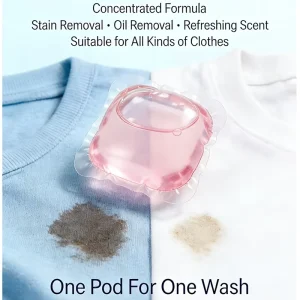 High Efficiency Eco Friendly Laundry Detergent Pods Multi Effect Concentrated Formula for Apparel Care