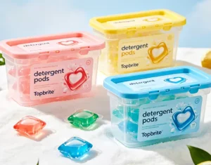 High Foam Cloth Washing Pods Clean Liquid Washing Powder Detergent Capsules 3 in 1 Water Custom Formula Detergent Gel