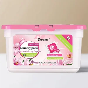 High Fragrant Private Label Laundry Detergent Soap Beads Disposable Washing Pods Gel Balls for Apparel Stain Removal