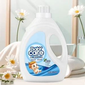 High Quality 2KG Bottle Enzyme Baby Laundry Detergent Liquid Long Lasting Fragrance Supermarket Goods Portable Factory