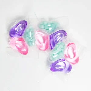 High Quality Eco Friendly Disposable Anti Bacterial 3 in 1 Biodegradable Deep Cleaning Fruity Fragrance Laundry Detergent Pods
