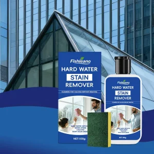 Household Hard Water Stain Remover for Glass Bathroom Kitchen Faucets Showers Powerful Stain Removal Without Damaging Materials