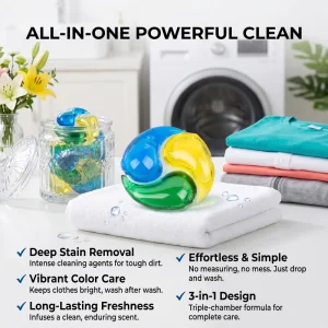 Hypoallergenic Eco Friendly High Efficiency Satin Removal Solid Detergent Disposable Boosting Freshness Sensitive Apparel