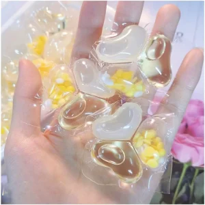 Hypoallergenic Laundry Capsules Color Protection High Efficiency Satin Removal Laundry Detergent Pods for Sensitive Skin