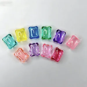 ISO MSDS Certified 8g Fragrance Detergent pods Customized Cloth Cleanser Laundry Detergent capsules