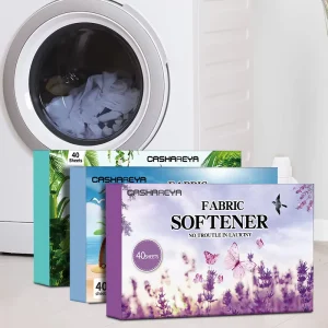 In Stock Eco Friendly Anti static Odor Removal Tumble Dryer Sheets Lavender Scent Fabric Softener for Apparel Dryer Machine