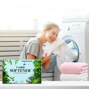 In Stock Eco Friendly Solid Static Free Fabric Softener Dryer Sheets Anti Wrinkle for Baby Clothes