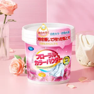 In Stock Floral Explosive Salt Washing Powder Bleacher Color Booster Powder Oxygen Bleach For Clothes Home Cleaning