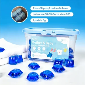 JL Daily Chemicals Disposable Gel shaped Laundry Detergent Laundry Pods Pure Friendly