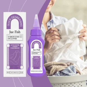 JUE FISH Guangdong Made Basic Packaging Laundry Stain Remover Clothes Stain Cleaner for Grease Mold Stubborn Oil Stains