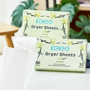 KELEE Fabric Softener Dryer Sheets Comfort Fabric Softener Sheets With Control Static Wrinkles