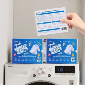 KELEE Laundry Detergent Sheets Eco Friendly Biodegradable Liquidless Laundry Sheets Manufacturer Fully Dissolved Washing Sheets