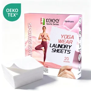 KELEE Laundry Sheet Is Skin friendly Sandalwood Laundry Pads Are Suitable for Yoga Clothing Fabrics and Portable Laundry Pads