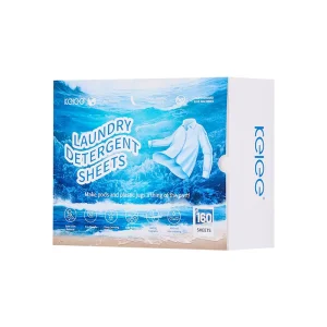 KELEE Private Label Laundry Strip Detergent Sheet High Foam Eco Friendly Laundry Soap Sheets Laundry Detergent Sheets