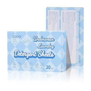 KELEE Underwear Clothes Laundry Detergent Sheets Detergent Soap Paper Plastic Free Laundry Detergent Sheets