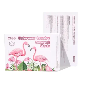 KELEE Underwear Laundry Detergent Paper Sheets Strong Deep Cleaning Baby Cloth Laundry Detergent Strips