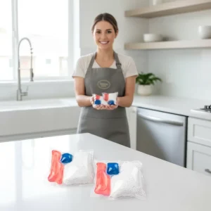 Kitchen Deep Cleaning Dishwasher Pods Detergent Liquid Eco Friendly